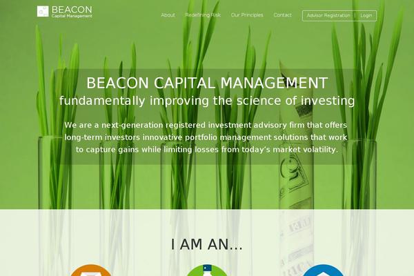 Beacon theme site design template sample