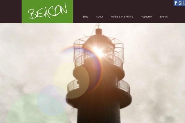 Beacon theme site design template sample