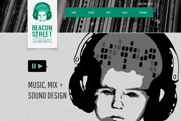 Beacon theme site design template sample