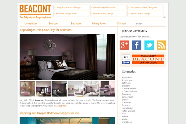 Beacont WordPress theme, websites list used Beacont theme Beacont theme websites examples