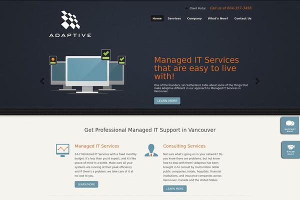 Redux theme site design template sample