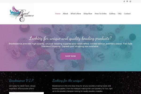 beadessence.com.au site used Auswebdesign