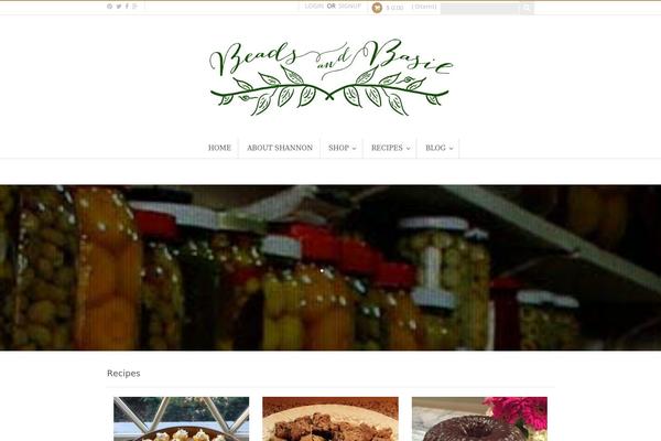 Food & Cook theme site design template sample