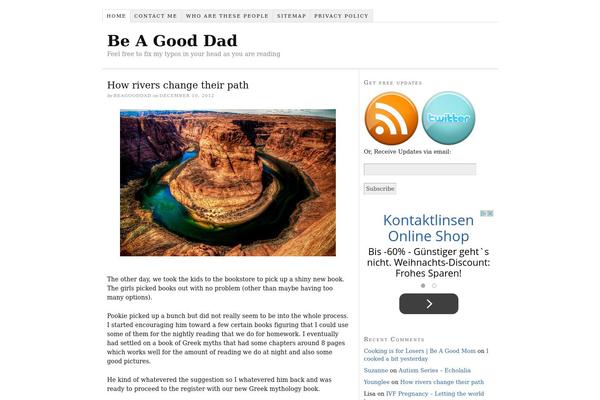 Thesis 1.7 theme site design template sample