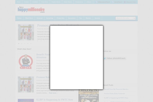 Daily theme site design template sample