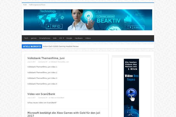 Site using Rss-feed-post-generator-echo plugin