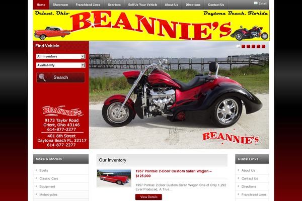 Automobile theme site design template sample