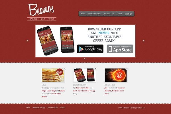 beanoscasino.com site used Feather