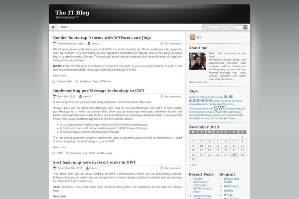 iNove theme site design template sample