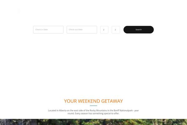 Site using Motopress-hotel-booking plugin