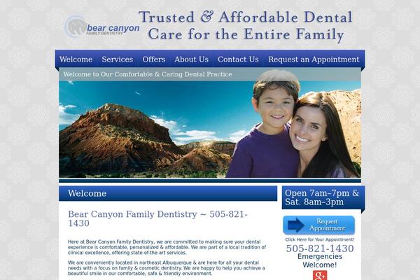 Healthcare theme site design template sample