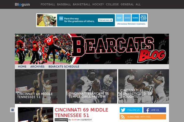 bearcatsblog.com site used Blogum
