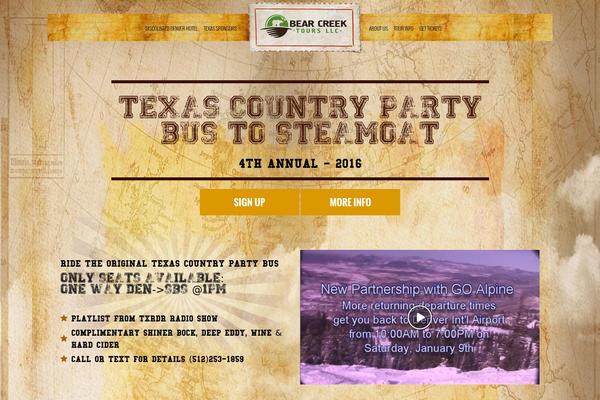 bearcreek theme websites examples