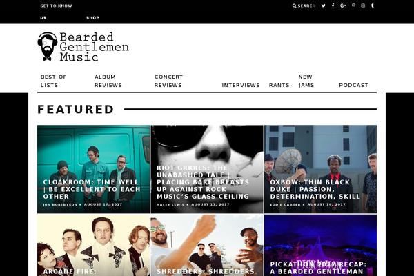15Zine theme site design template sample