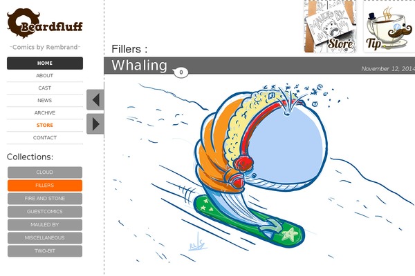 Site using Webcomic plugin
