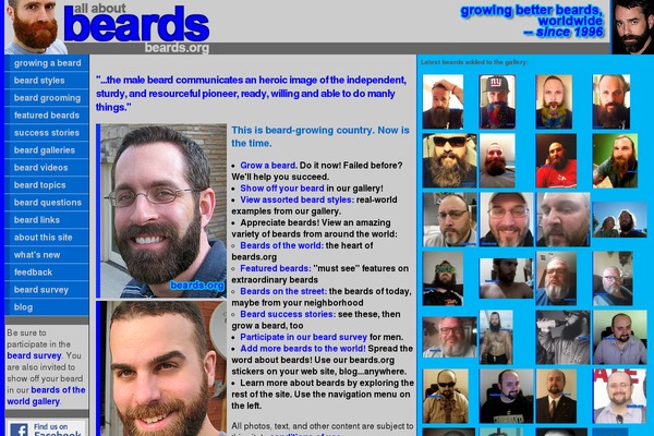 beards.org site used Twentyfourteen_child