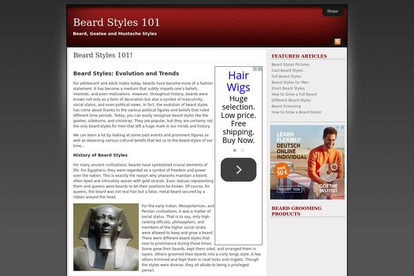 Sleek theme site design template sample