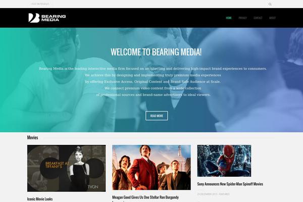Rebound theme site design template sample
