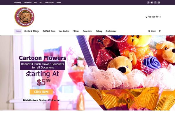 The7 theme site design template sample