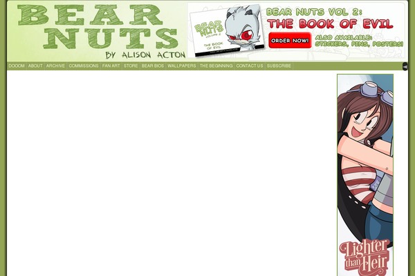 bearnutscomic.com site used Comicpress-gn
