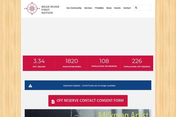 bearriverfirstnation.org site used CityGov