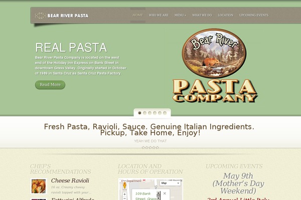 MyCuisine theme site design template sample