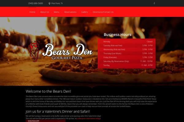 Delizioso theme site design template sample