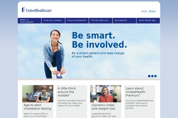beasmartpatient.com site used Uhc