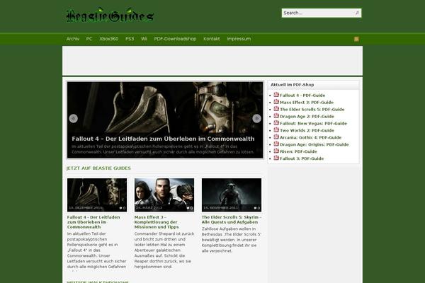 Site using CC Child Pages plugin