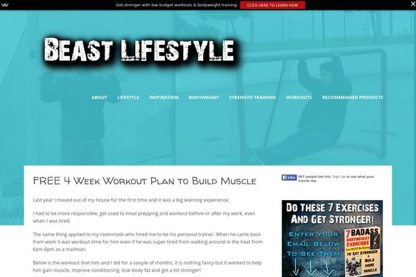 RedLine theme site design template sample