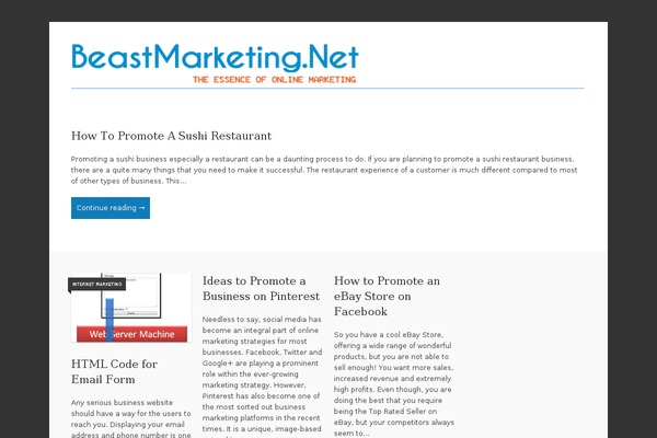 Expound theme site design template sample