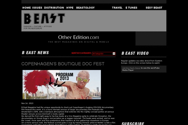 Be theme site design template sample