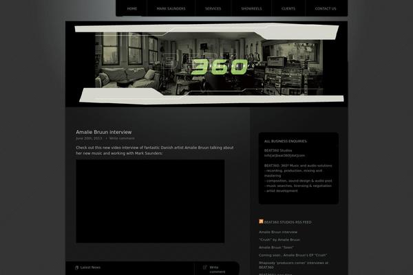 Piano Black theme site design template sample