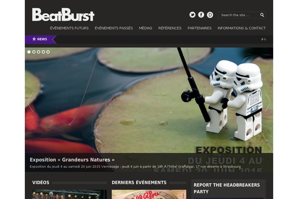 Backstreet theme site design template sample