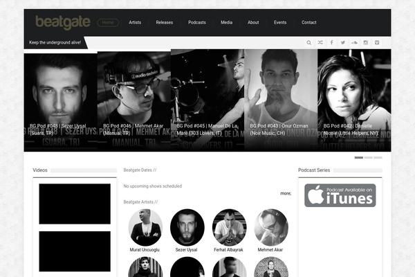SevenMag theme site design template sample