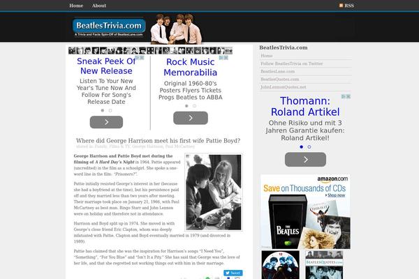 beatlestrivia.com site used DarkZen