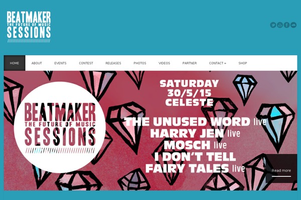 Acoustic theme site design template sample
