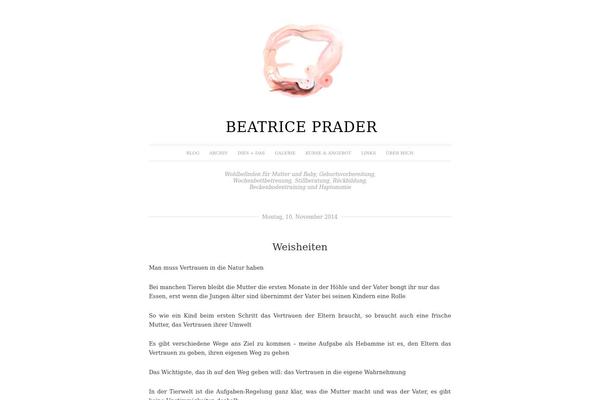 Manifest theme site design template sample