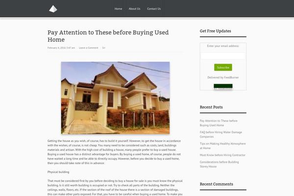 Pyramid theme site design template sample