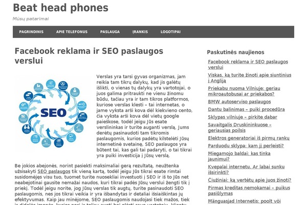 Minimize theme site design template sample