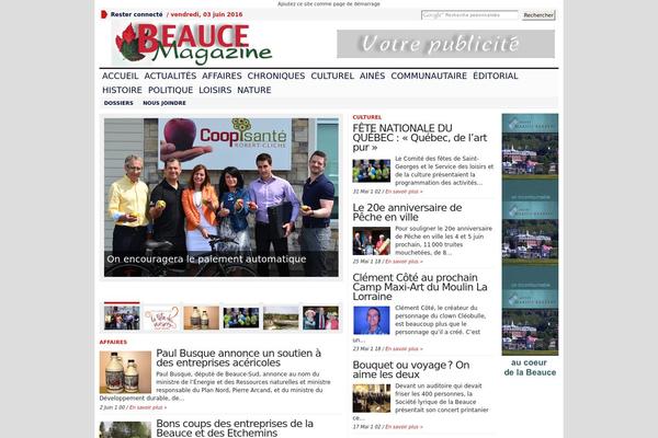 Advanced Newspaper theme site design template sample