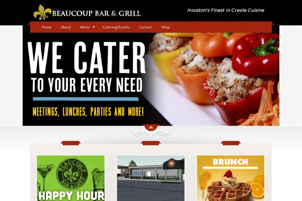 The Restaurant theme site design template sample