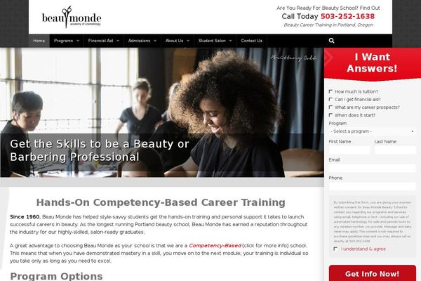 beaumondecollege.com site used Er-2015