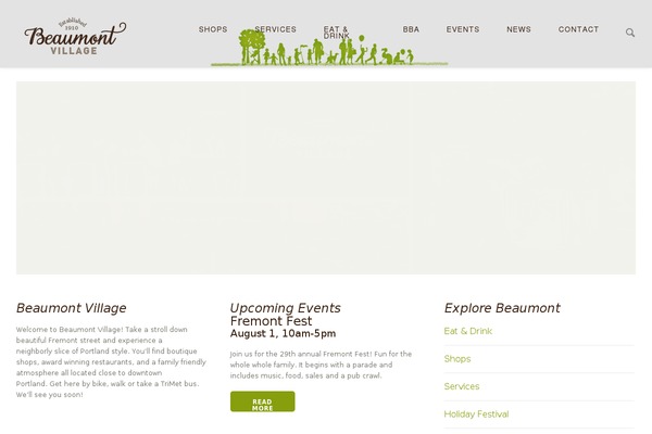 Shadow theme site design template sample