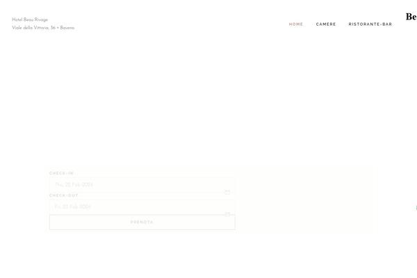 Alloggio theme site design template sample