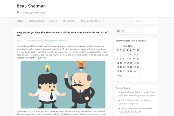 beausherman.com site used MxS2
