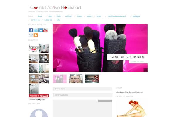 beautifulactivenourished.com site used Oxygen