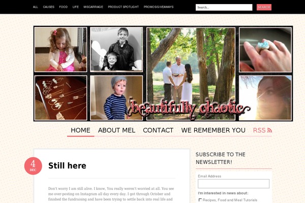 Bueno theme site design template sample