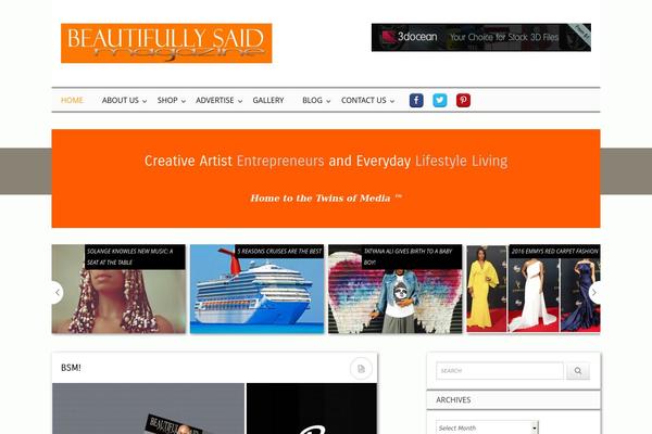 Pravda theme site design template sample
