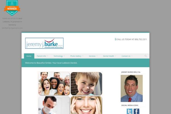 Discovery theme site design template sample